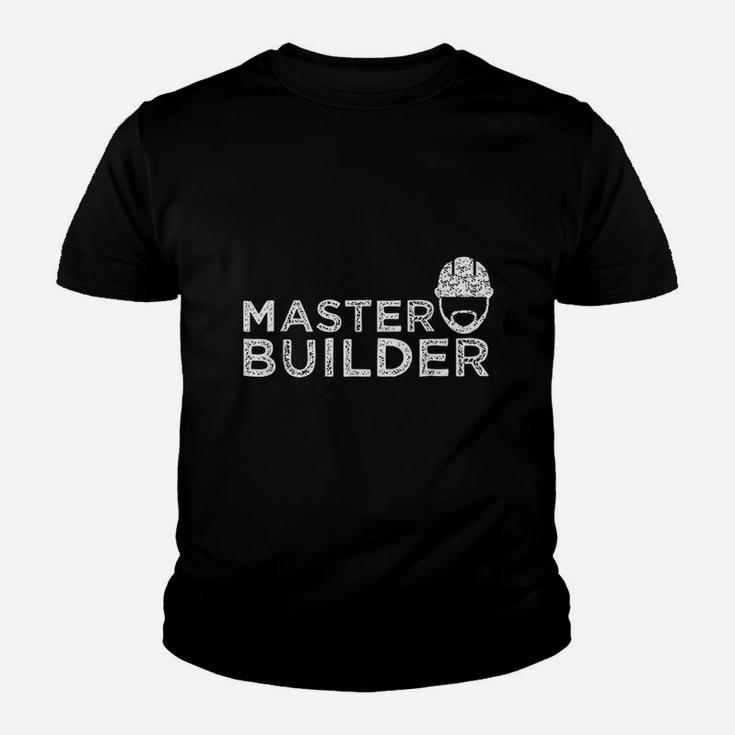 Master Builder For Construction Dad Kid T-Shirt