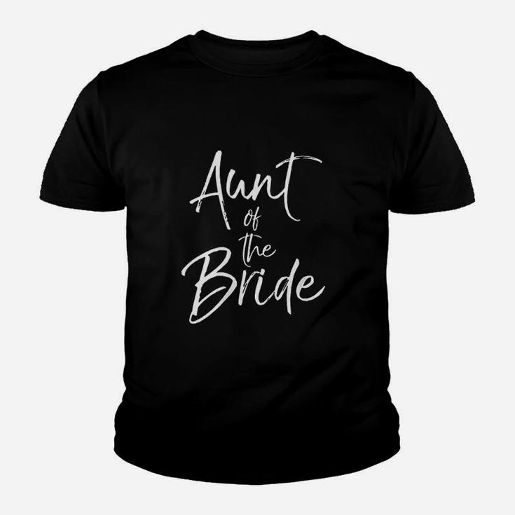Matching Bridal Party Gifts For Family Aunt Of The Bride Kid T-Shirt