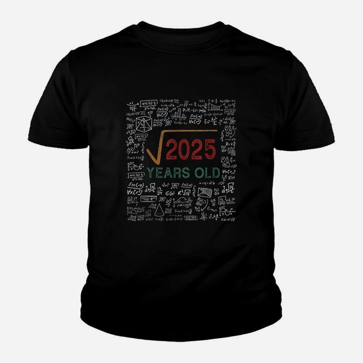 Math Square Root Of 2025 Vintage -3rd Birthday -3 Years Old  Kid T-Shirt