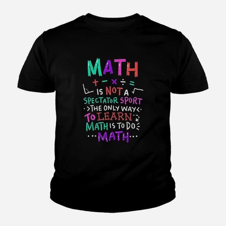 Math Teacher Mathematical Symbol Cute Gift Kid T-Shirt
