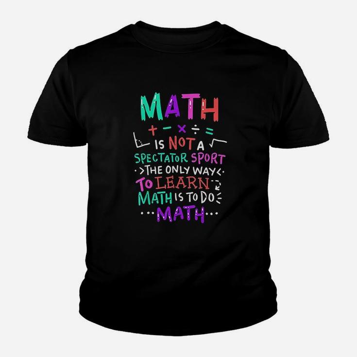 Math Teacher Mathematical Symbol Kid T-Shirt