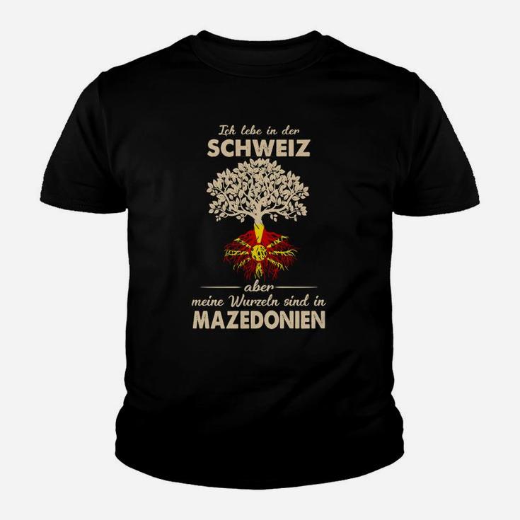 Mazedonien Meine Wurzeln Kinder T-Shirt