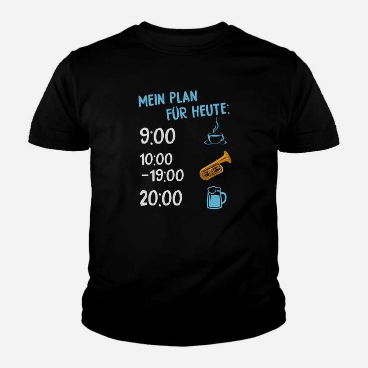 Mein Plan-Pelz-Heue Tuba Kinder T-Shirt