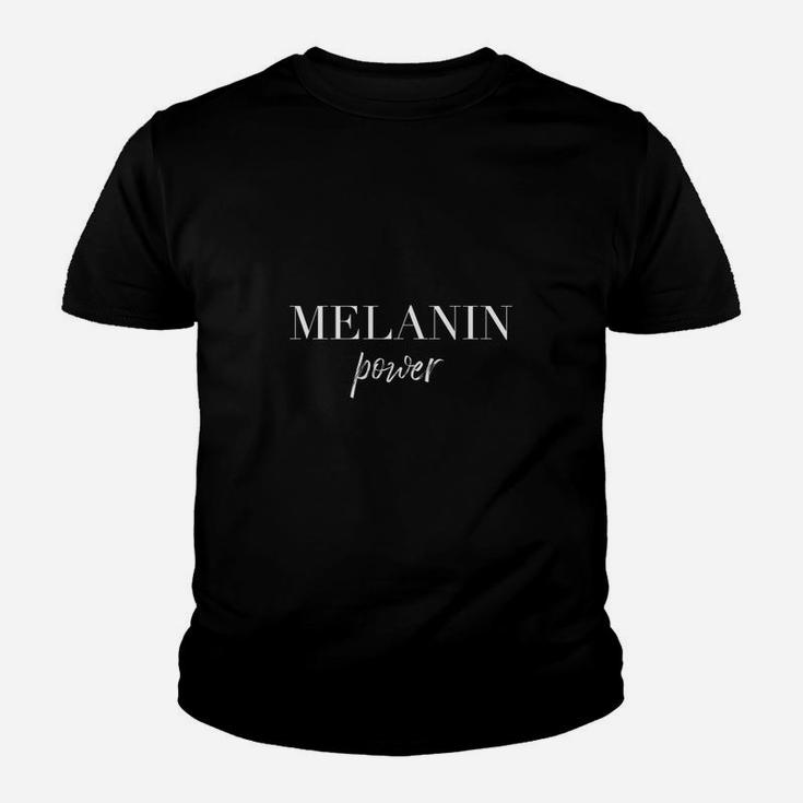 Melanin Power Black Lives Matter Kinder T-Shirt