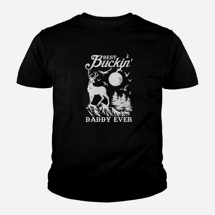 Mens Best Buckin Daddy Ever Deer Hunting Fathers Day Gift Premium Kid T-Shirt