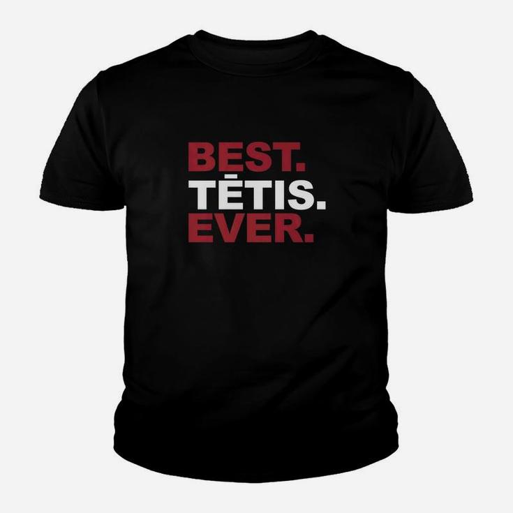 Mens Best Tetis Ever Shirt Proud Latvian Dad Fathers Day Gifts Premium Kid T-Shirt