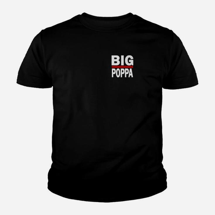 Mens Big Poppa Hip Hop Dad Fathers Day Kid T-Shirt