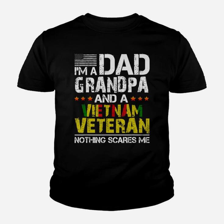 Mens Dad Grandpa Vietnam Veteran Vintage Mens Fathers Day Gifts T-shirt Kid T-Shirt