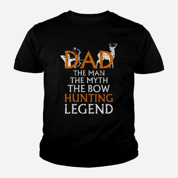 Mens Deer Hunting Cool Gift For Dad Bow Hunting Gift Kid T-Shirt