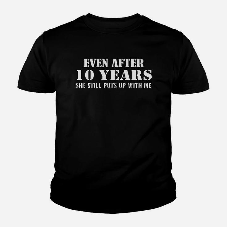 Men's Funny Anniversary Gifts For Him - 10 Years Anniversary Gifts Youth T-shirt