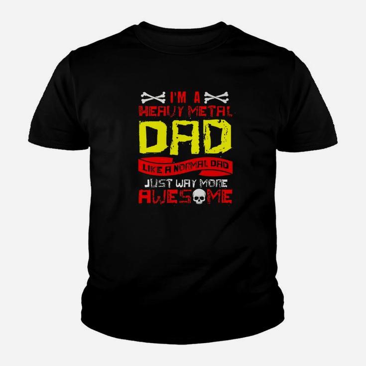 Mens Heavy Metal Dad Rock Music Lovers Fathers Day Gifts Daddy Premium Kid T-Shirt