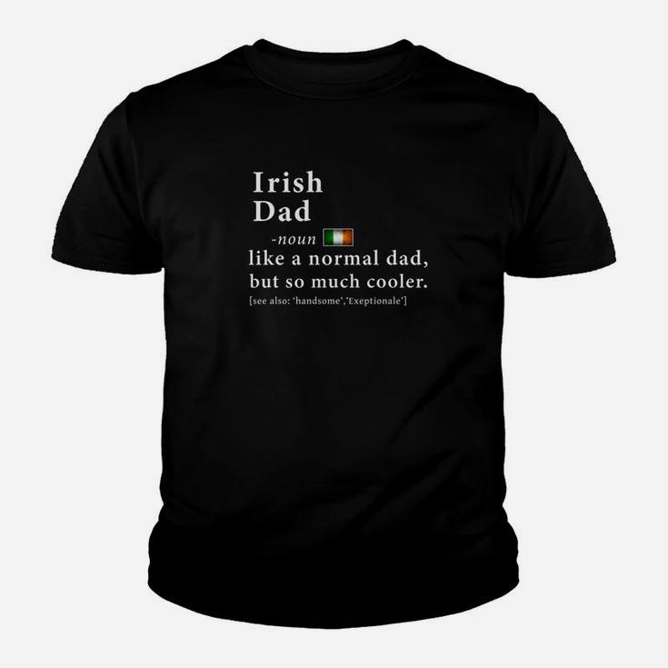 Mens Irish Dad Definition Fathers Day Gift Flag Kid T-Shirt
