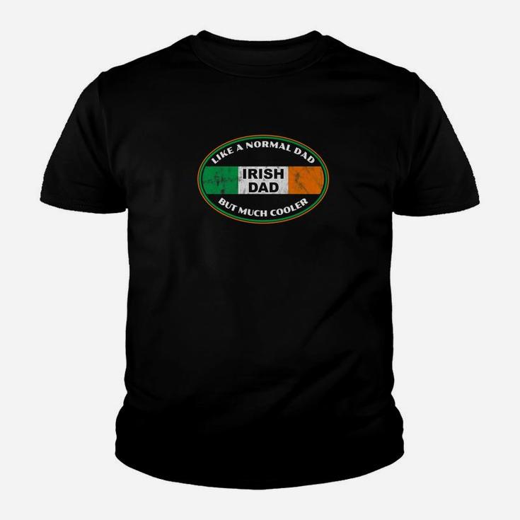 Mens Irish Dad Funny Ireland Flag Celebrate Heritage Pride Father Premium Kid T-Shirt