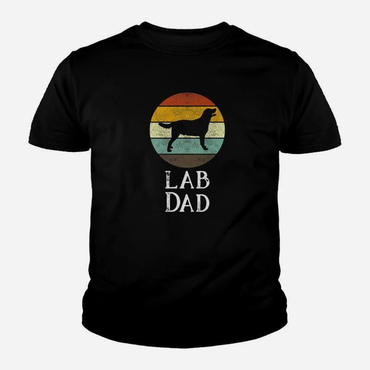Mens Lab Dad Gifts Vintage Labrador Retriever Dog Fathers Day Premium Kid T-Shirt