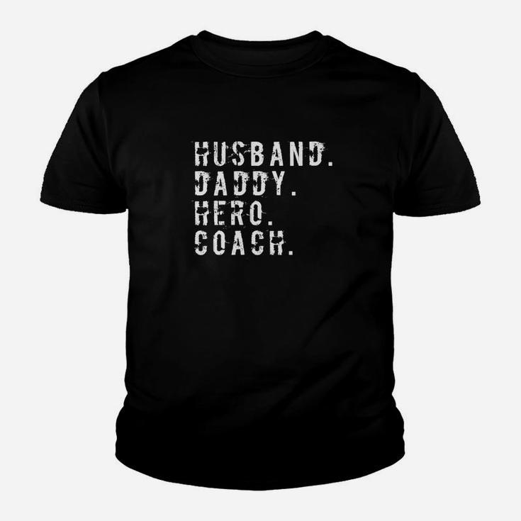 Mens Mens Husband Daddy Hero Coach Cool Father Dad Kid T-Shirt