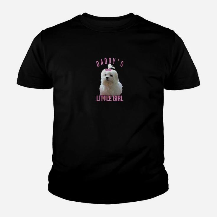 Mens Mens Maltese Dog Dads Love Daddys Girl Fathers Day Kid T-Shirt