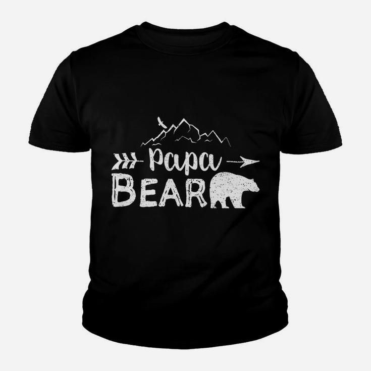 Mens Papa Bear Matching Family Mama Papa Bear Camping Gift Kid T-Shirt