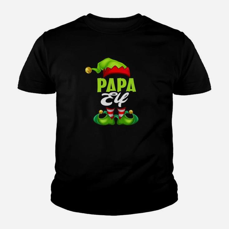 Mens Papa Elf Funny Merry Christmas Costume Gif Kid T-Shirt