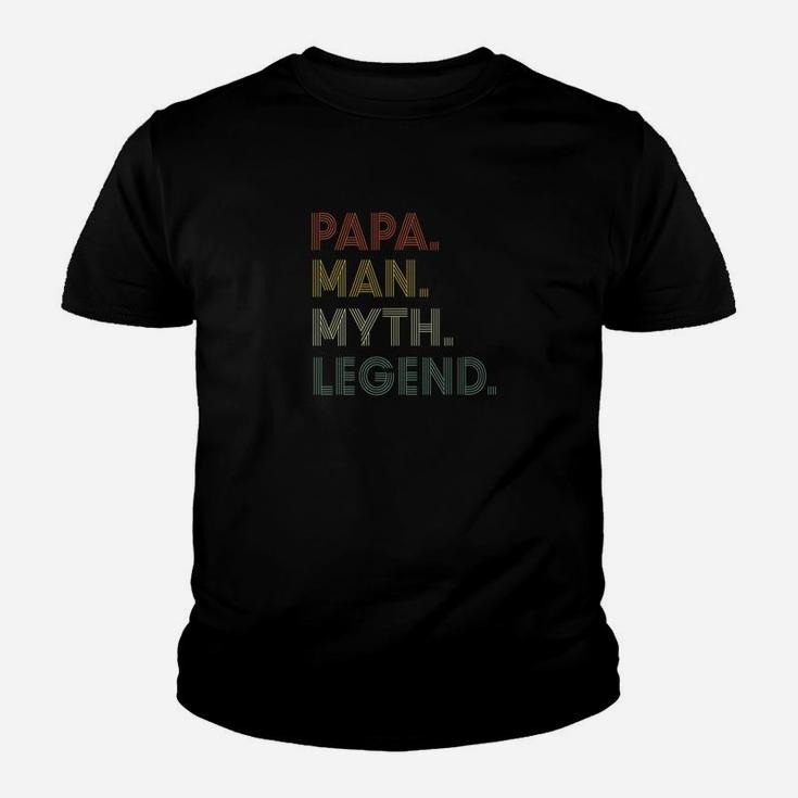Mens Papa Man Myth Legend Shirt Dad Father Gift Vintage P Kid T-Shirt