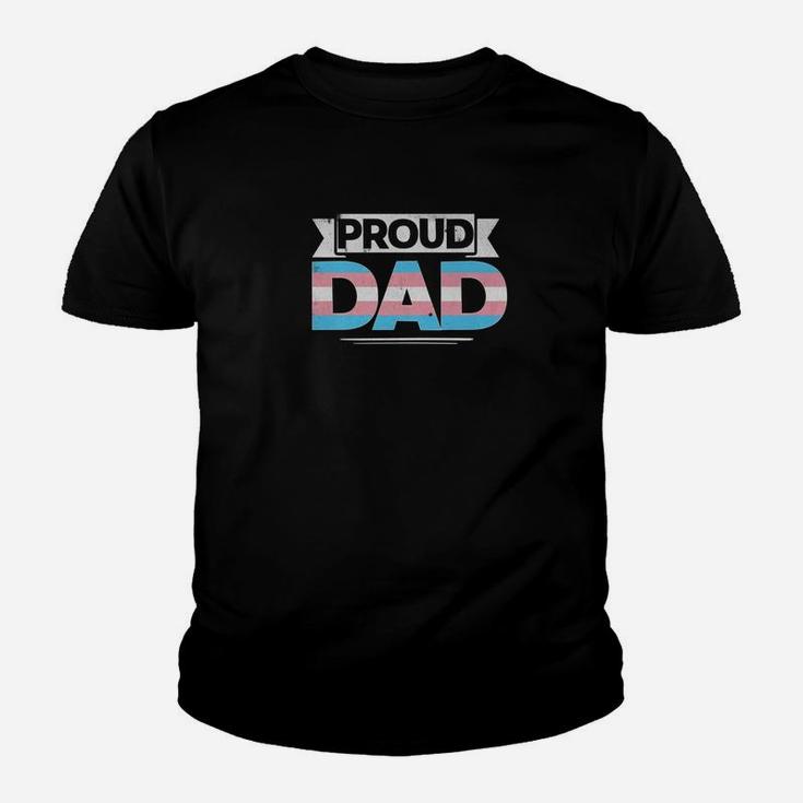 Mens Proud Dad Transgender Lgbt Fathers Day Gifts Kid T-Shirt