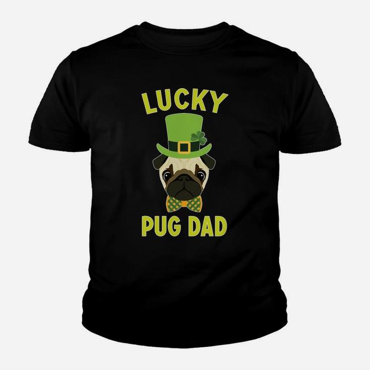 Mens Pug Dad Pug St Patricks Day 2018 For Pug Dads Kid T-Shirt