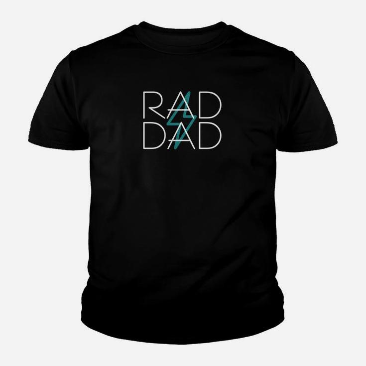 Mens Rad Dad Standard Lightning Bolt Strike 80s Retro Kid T-Shirt