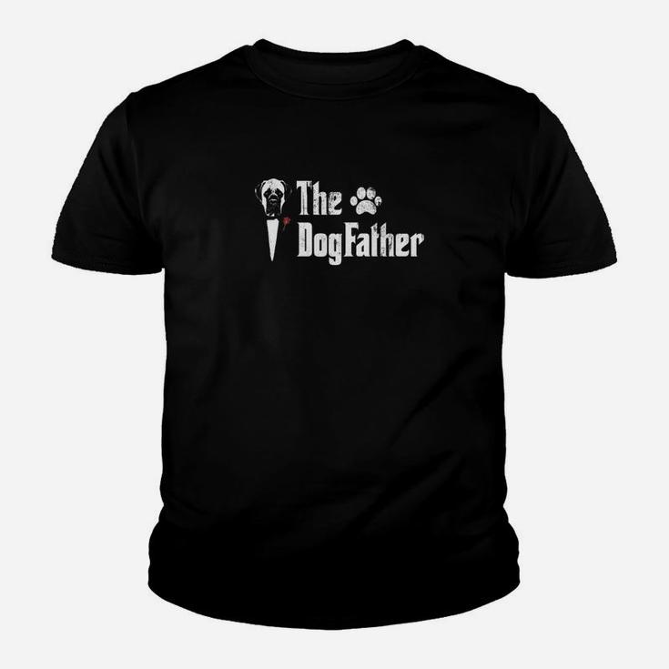 Mens The Dogfather English Mastiff Dog Dad Fathers Day Kid T-Shirt