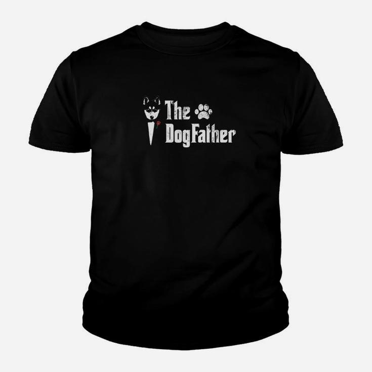 Mens The Dogfather Siberian Husky Dog Dad Fathers Day Kid T-Shirt