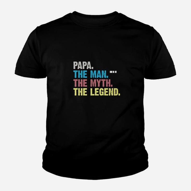 Mens The Man The Myth The Legend Shirt For Mens Papa Dad Kid T-Shirt
