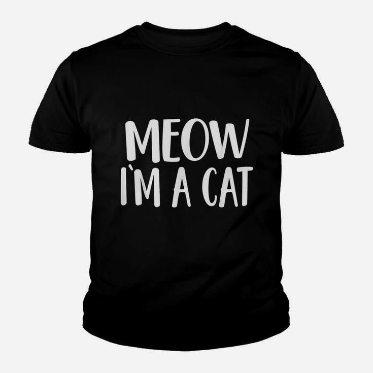 Meow Im A Cat Funny Kid T-Shirt