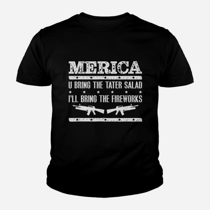 Merica Perfect Gift For Americans Who Love Liberty Kid T-Shirt