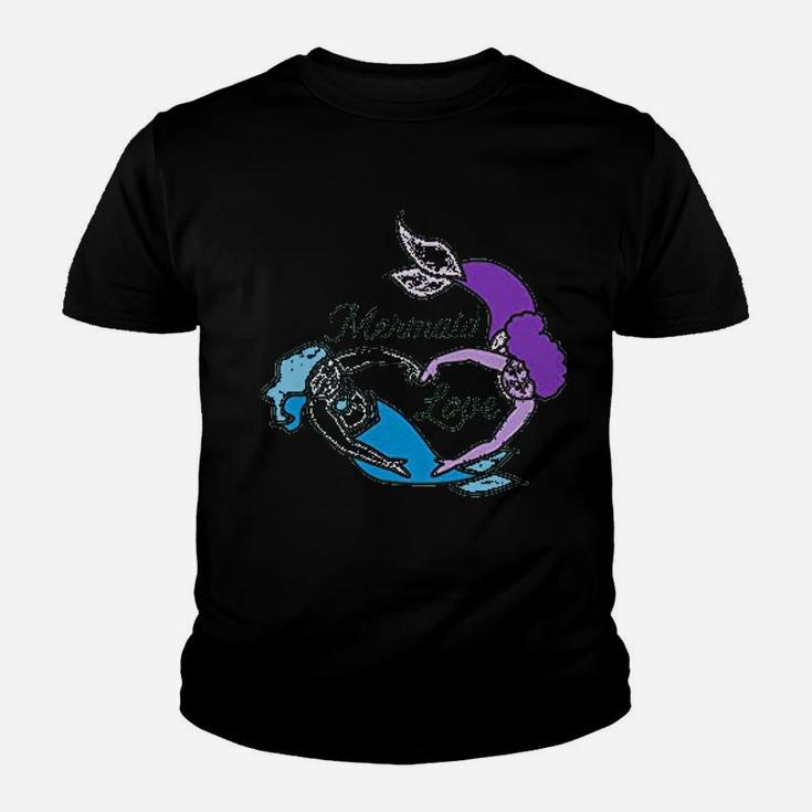 Mermaid Love Mermaids Water Ocean Sea Cute Swimming Kid T-Shirt