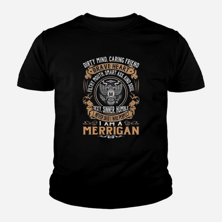 Merrigan Brave Heart Eagle Name Shirts Kid T-Shirt