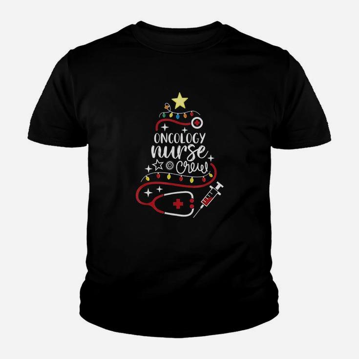 Merry Christmas Oncologist Nursing Gift Oncology Nurse Crew Kid T-Shirt