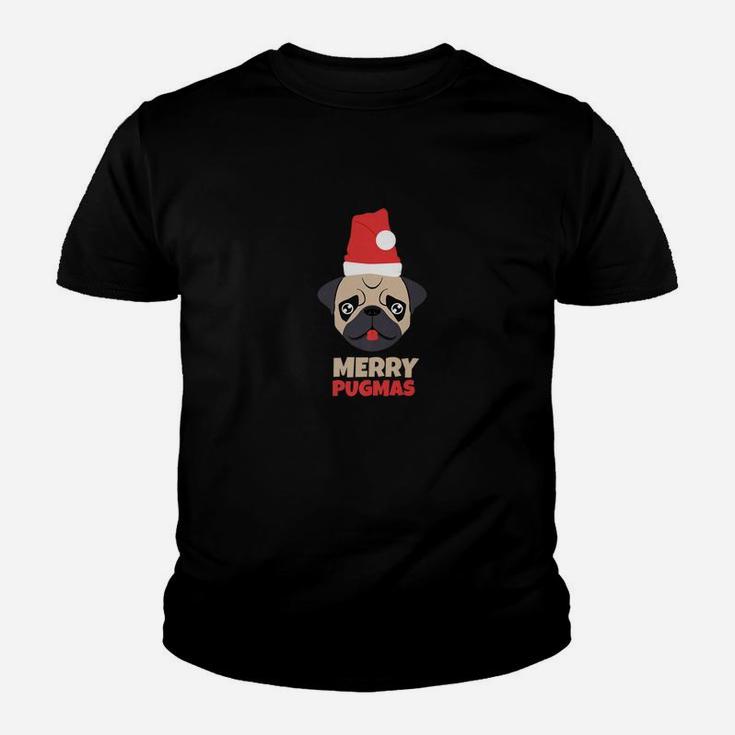 Merry Pugmas Pug Dog Funny Ugly Christmas Shirt Gift Kid T-Shirt