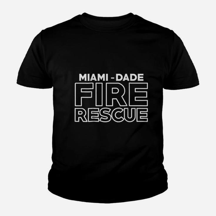 Miami Dade Fire Rescue Florida Firefighter Fireman Kid T-Shirt
