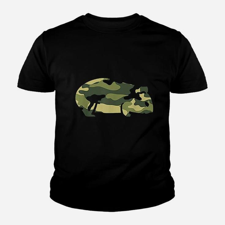 Military Guinea Pig Camo Us Cavy Veteran Gift Kid T-Shirt