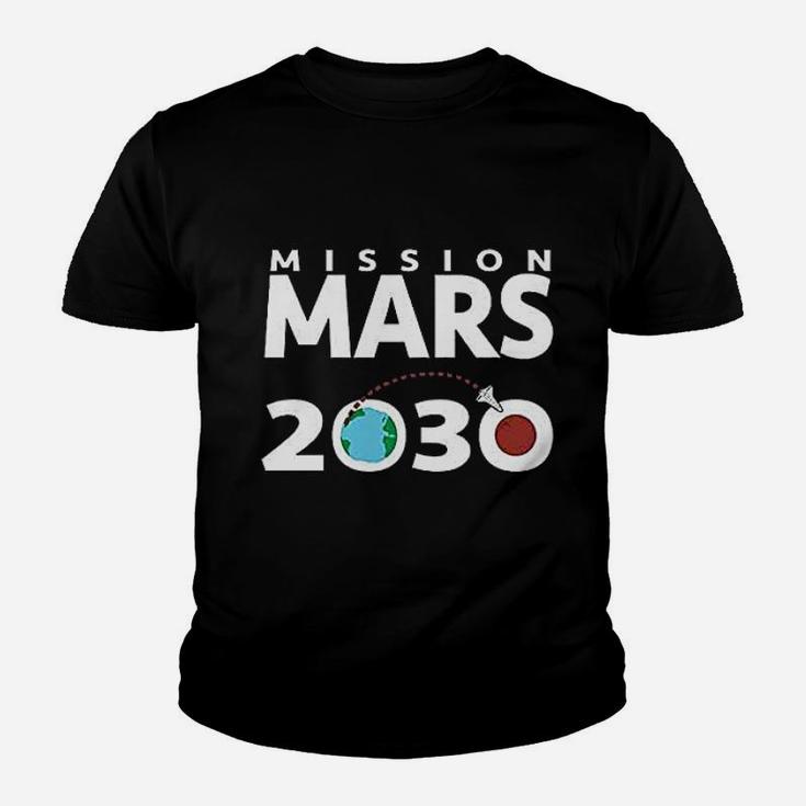 Mission Mars 2030 Space Exploration Science Youth T-shirt