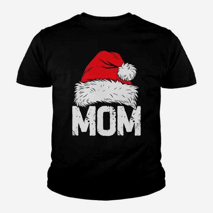 Mom Christmas Santa Family Matching Pajamas Mama Tee Kid T-Shirt