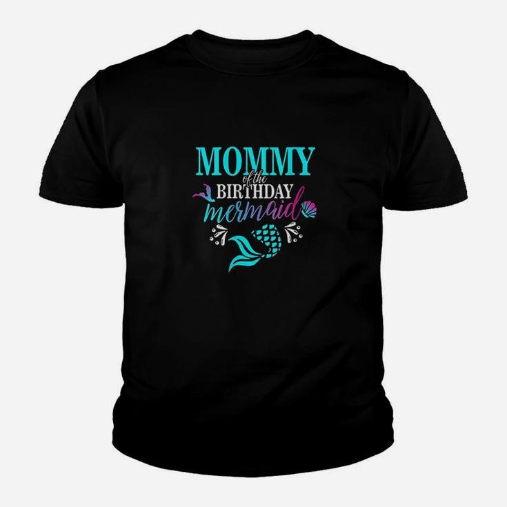 Mommy Of The Birthday Mermaid Matching Family Kid T-Shirt