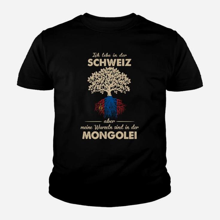 Mongolei Meine Wurzeln Kinder T-Shirt
