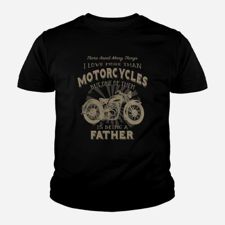 Motorcycle Father Shirt Funny Vintage Biker Dad T-shirt Kid T-Shirt