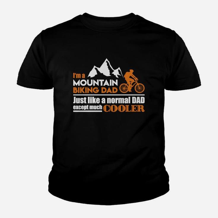 Mountain Biking Dad Shirt Kid T-Shirt