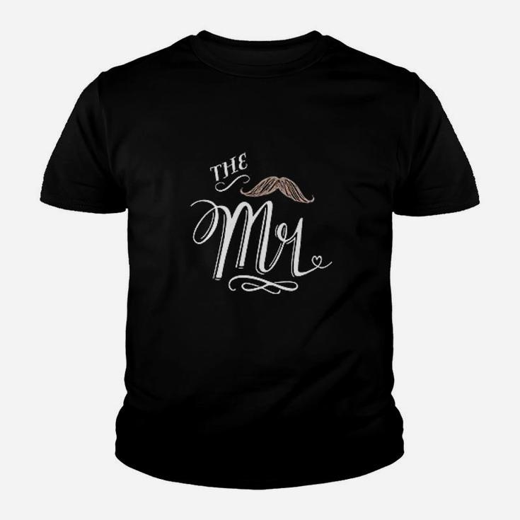 Mr And Mrs Gift For Couples Wedding Anniversary Newlywed Matching Kid T-Shirt