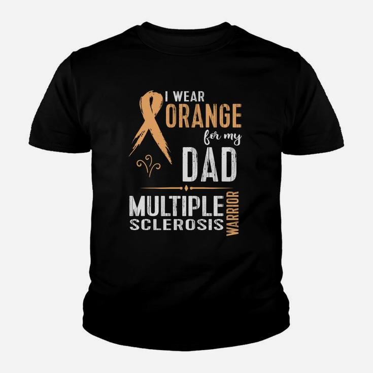 Multiple Sclerosis Ms Awareness Shirt Support My Dad Kid T-Shirt