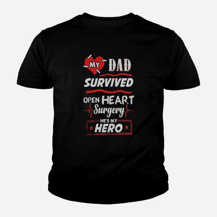 My Dad Survived Heart Surgery Hero Shirt Kid T-Shirt