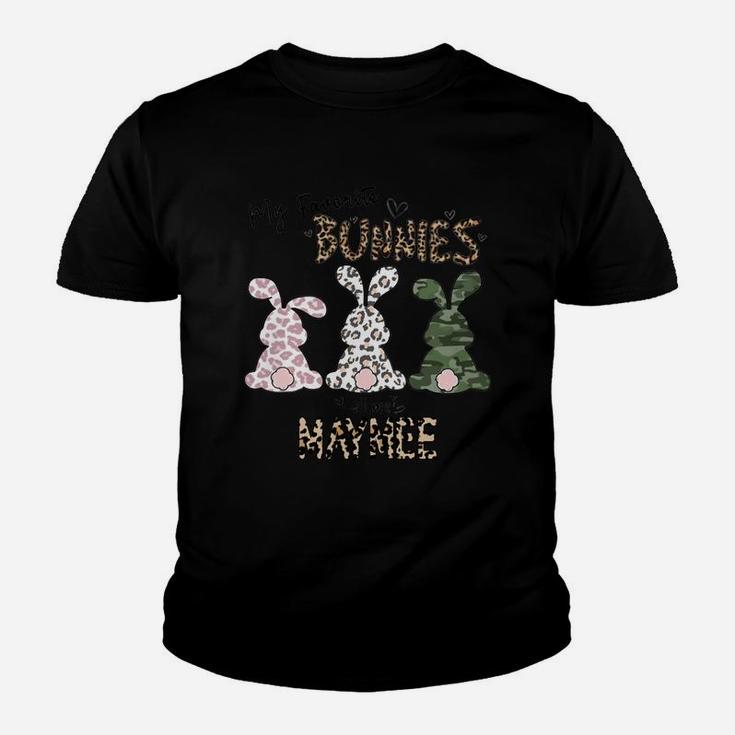 My Favorite Bunnies Call Me Maymee Lovely Family Gift For Women Kid T-Shirt
