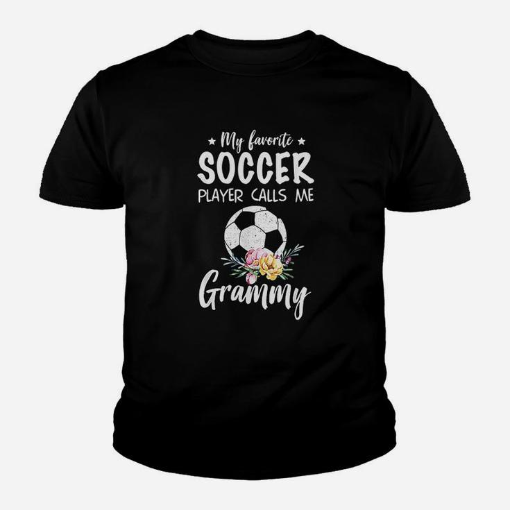 My Favorite Soccer Player Calls Me Grammy Kid T-Shirt