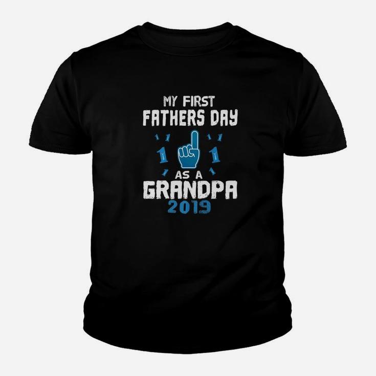 My First Fathers Day As A Grandpa 2019 Gift Premium Kid T-Shirt