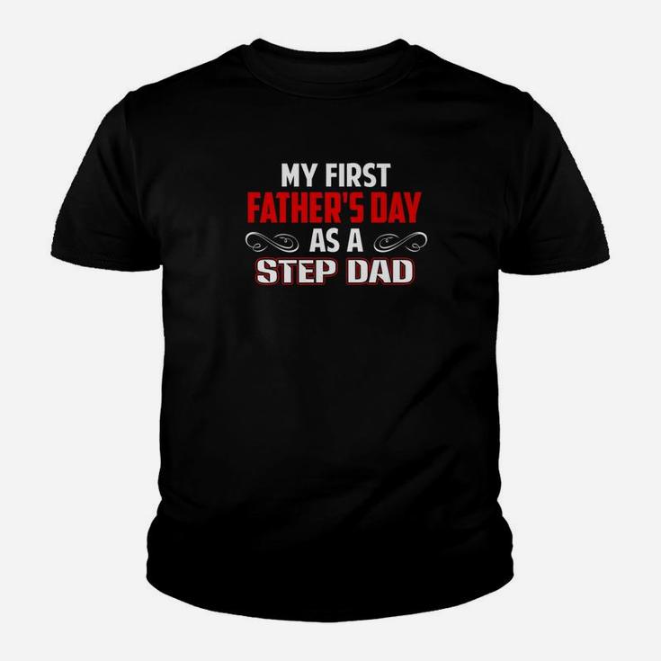 My First Fathers Day As A Step Dad Fathers Day Premium Kid T-Shirt